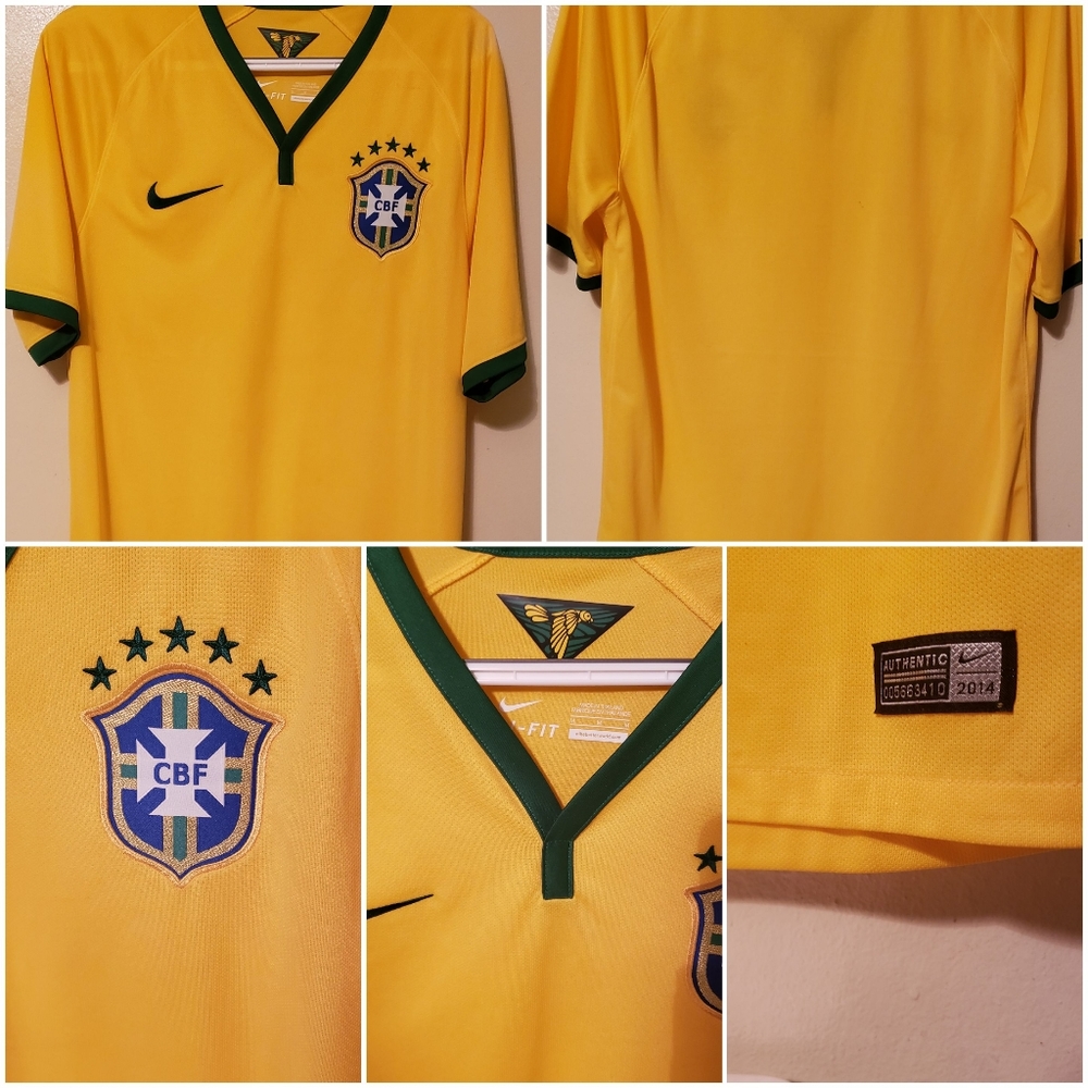 Nike Brazil Home Jersey World Cup 2014
